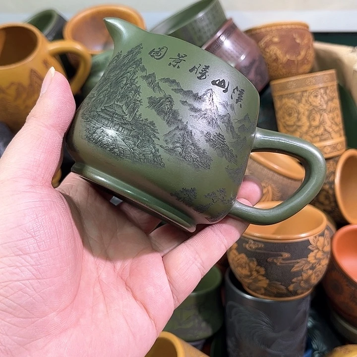 茶杯紫砂全手工紫砂主人杯