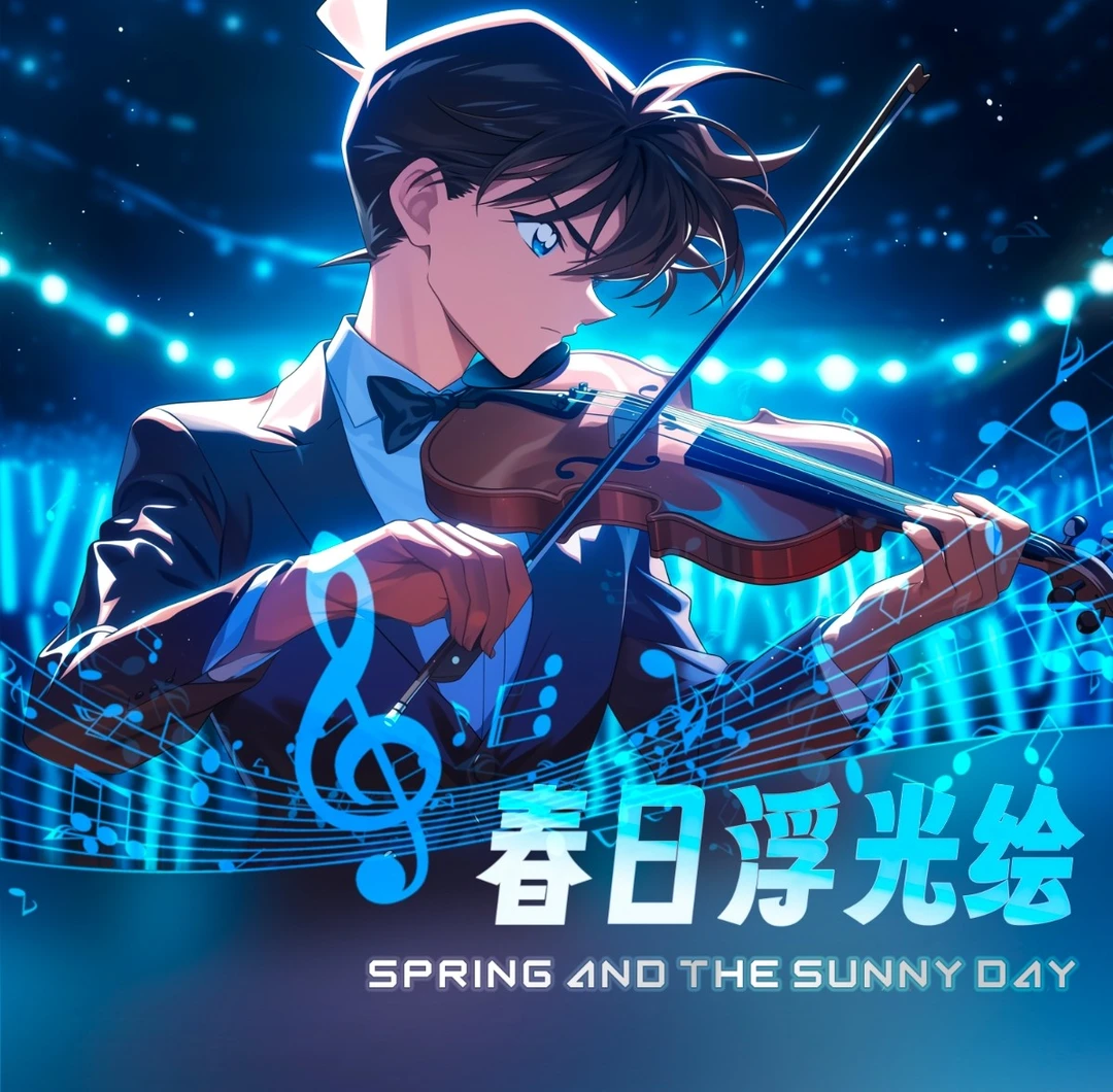 【骨折价A51K2大卡】起源文创春日浮光绘柯南收藏色纸盲盒 代拆小鱼