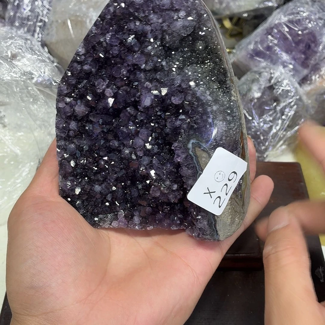 未镶嵌摆件紫晶水晶