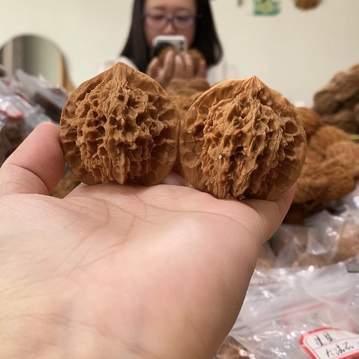 文玩核桃吊坠乾隆官帽44修