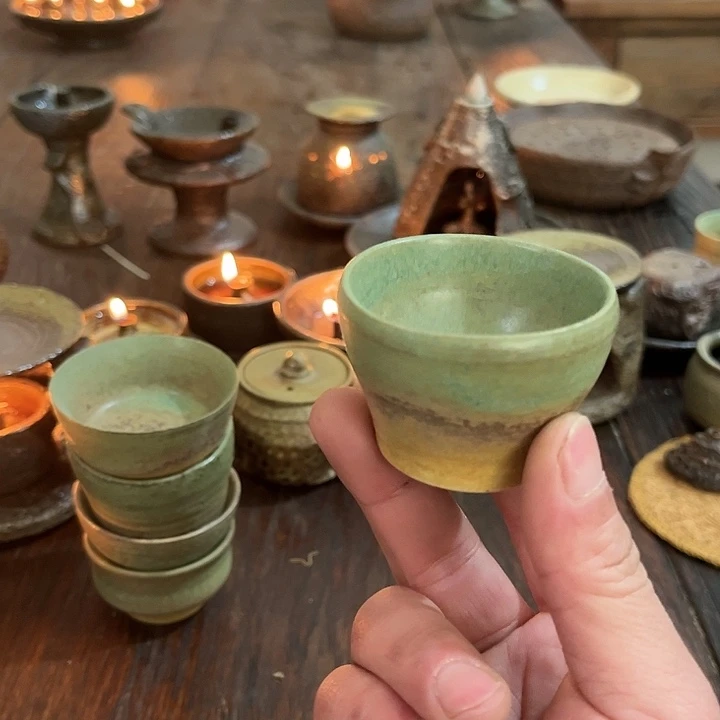 【闪购商品】杯众*圆小福泥陶艺茶几风