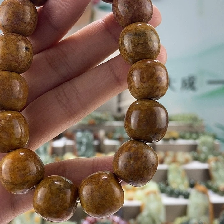 透闪石质玉手链未镶嵌多样性随机发一串