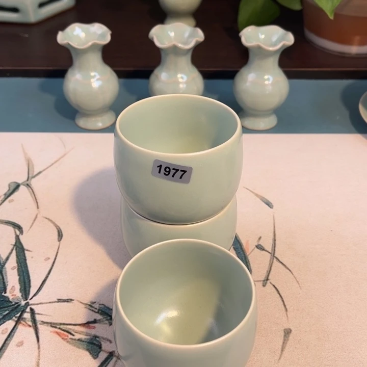 手***面汝瓷1977 青鸾汝瓷汝州发货