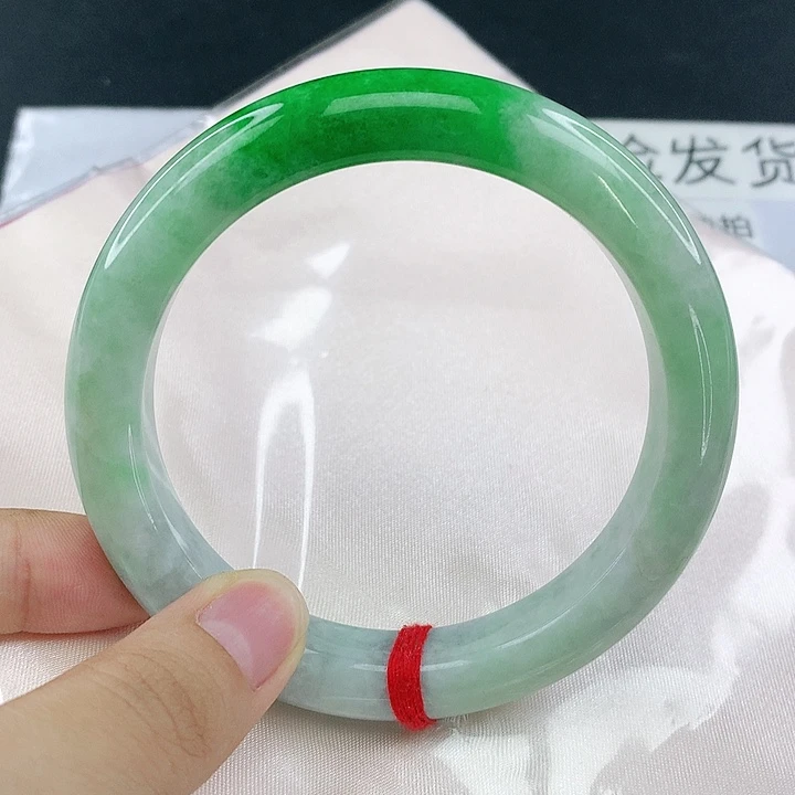 未镶嵌手镯翡翠圈63，0B012