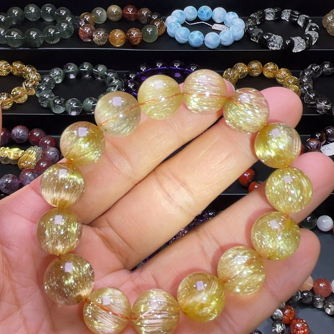 未镶嵌水晶手链钛晶顺发晶手链