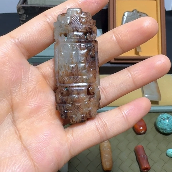 留***余颈饰未镶嵌和田玉