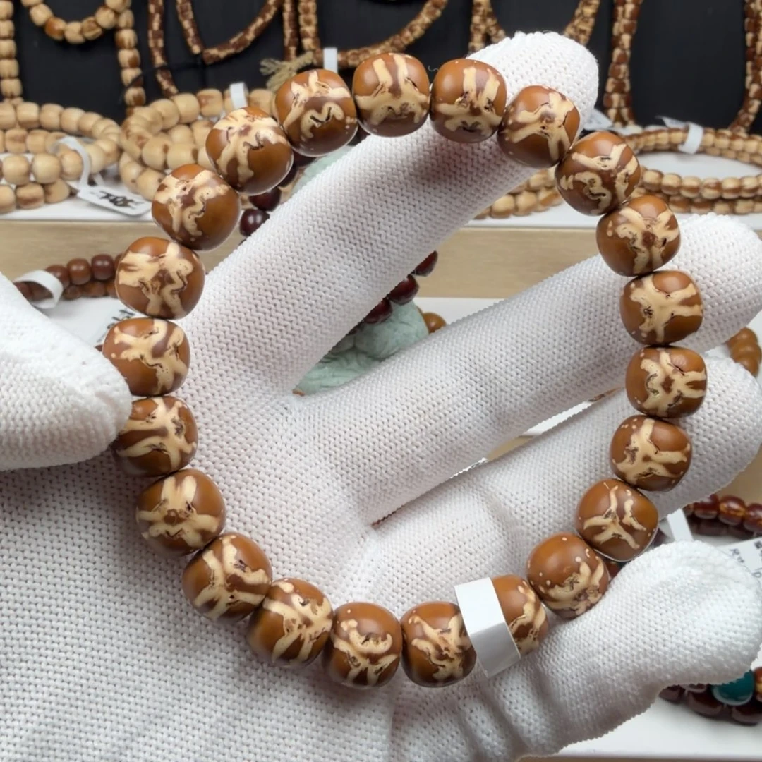 紫金鼠手串G13x实心老型鬼脸10.8mmD