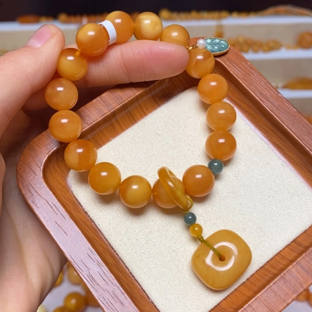 【闪购商品】未镶嵌蜜蜡手链手串