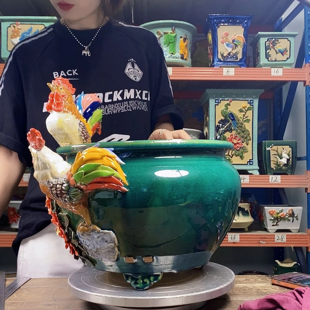 紫砂花盆伟21。      老板特批价格