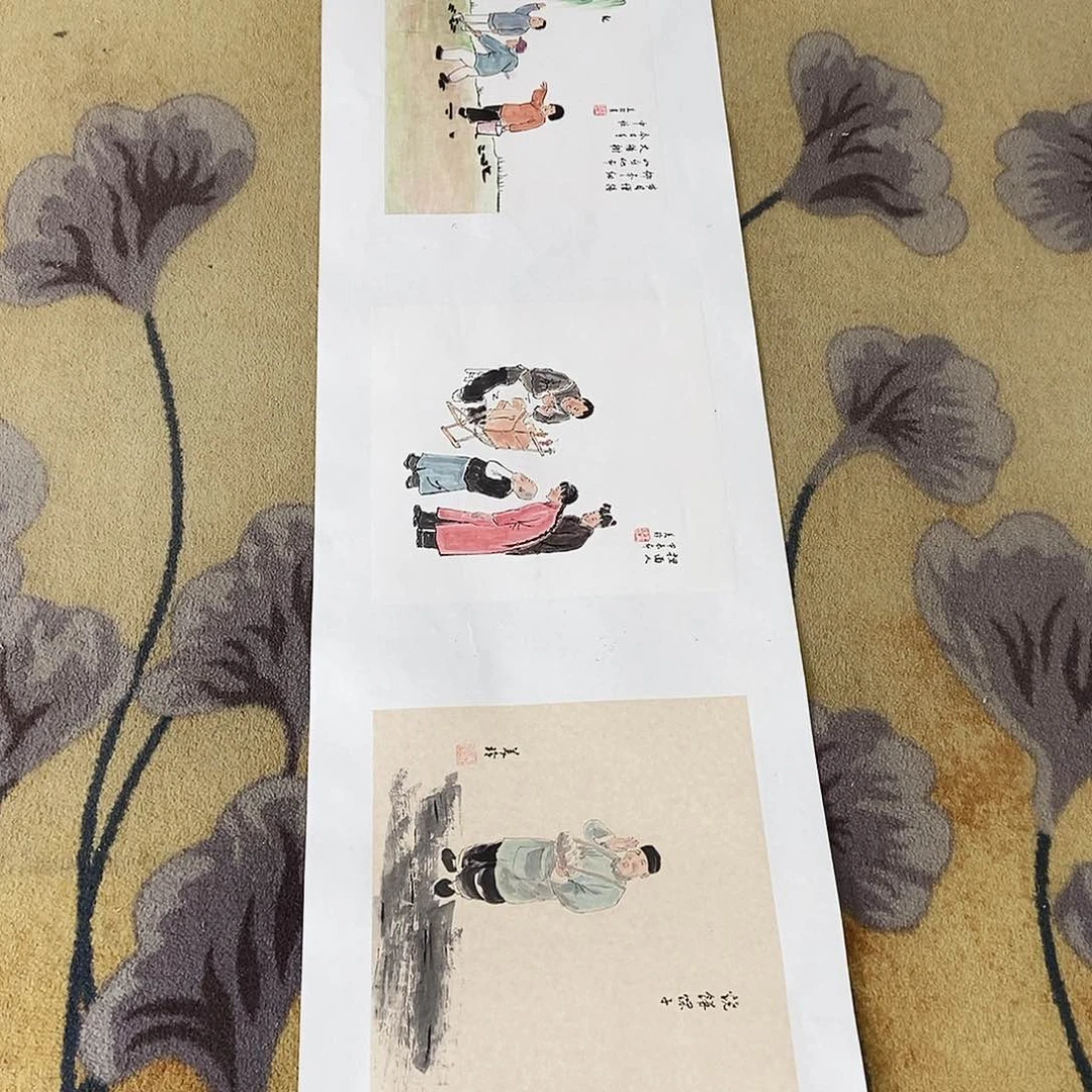 国画飞****）王美玲34.150手绘托心