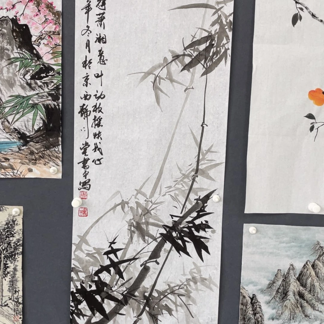 国画闫书平老师绘画