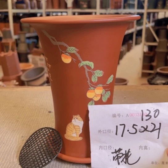 紫砂花盆紫紫砂盆