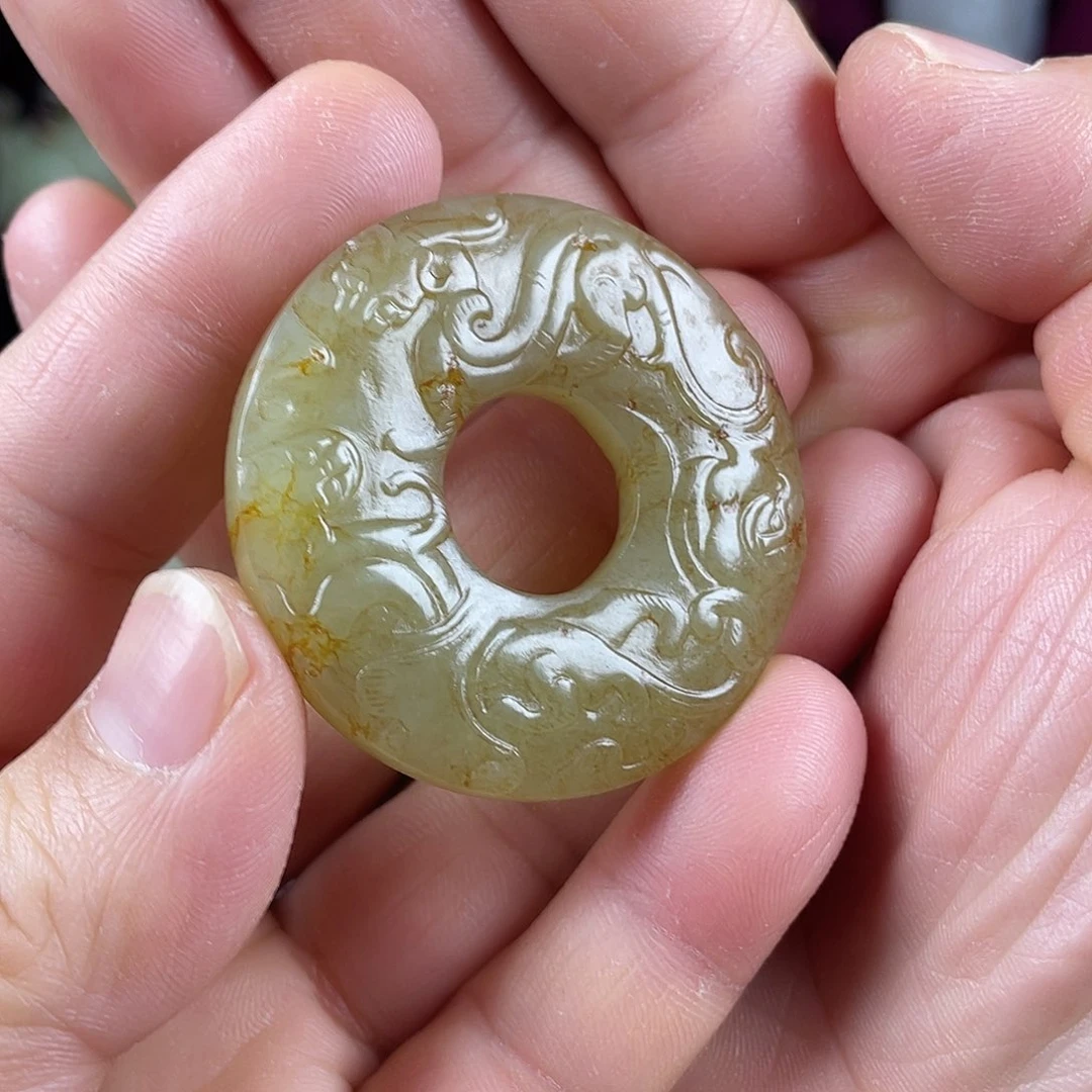 和田玉（糖玉）挂件未镶嵌