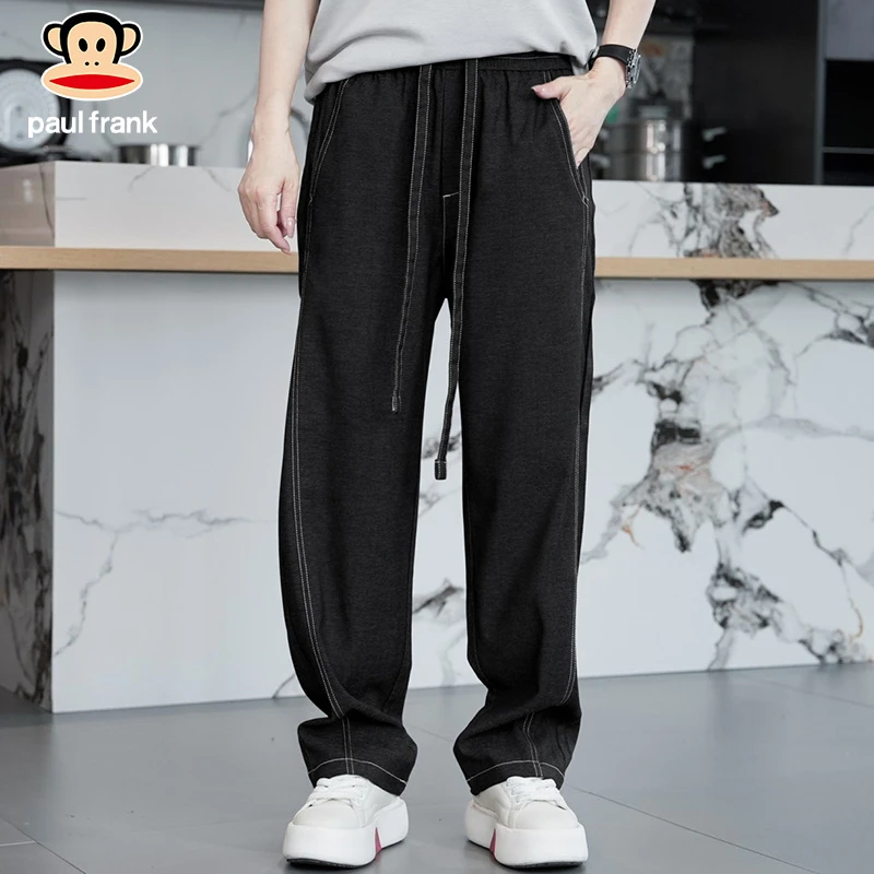 paul frank/大嘴猴2025春季新款休闲宽松百搭时尚高级感男装裤子