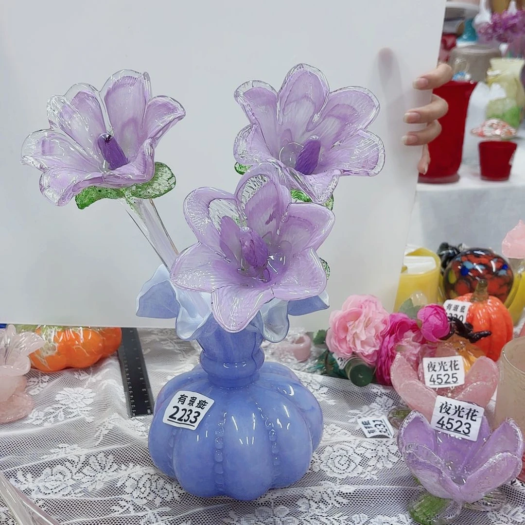 3花1瑕瓶 安妮花瓶摆件