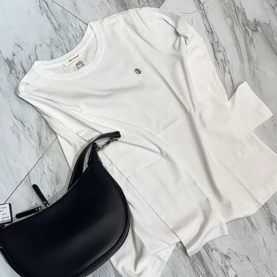 NFM女驸马新款简单白T恤99294