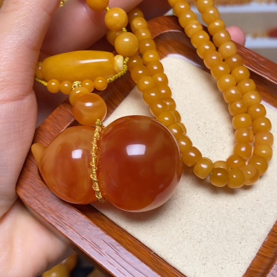 【闪购商品】未镶嵌颈饰蜜蜡项链