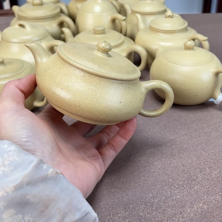 本山绿泥茶壶明卢150毫升