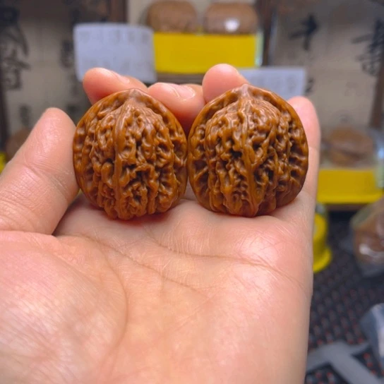 文玩核桃吊坠四座楼