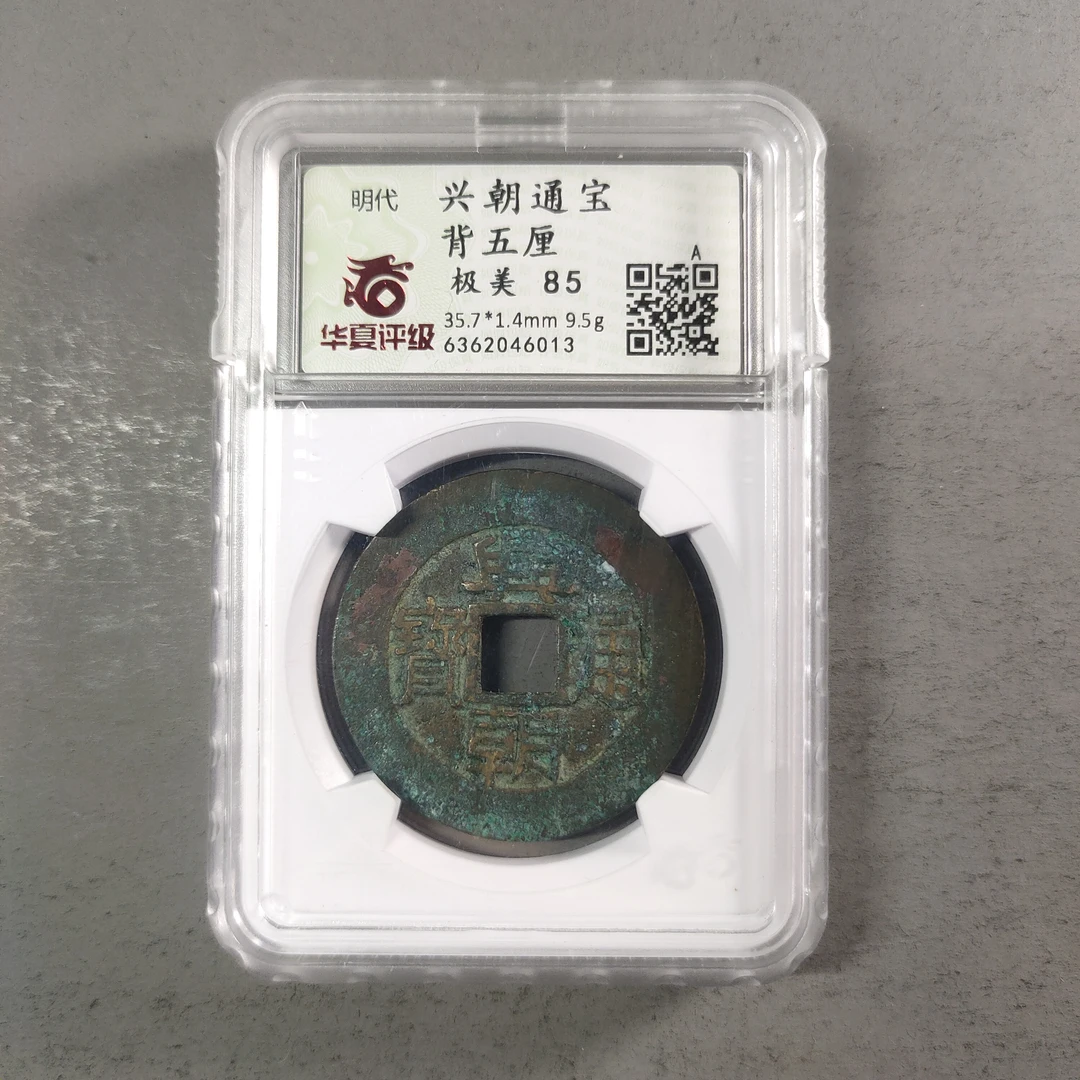 00212-33 兴朝通宝背五厘
