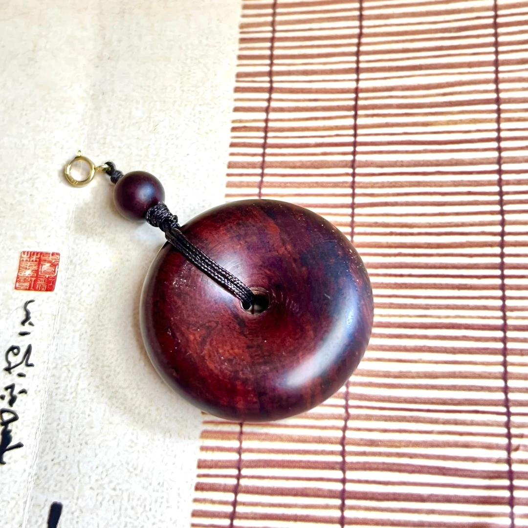 【顺源】降真香红降3.5平安扣（新店福利）