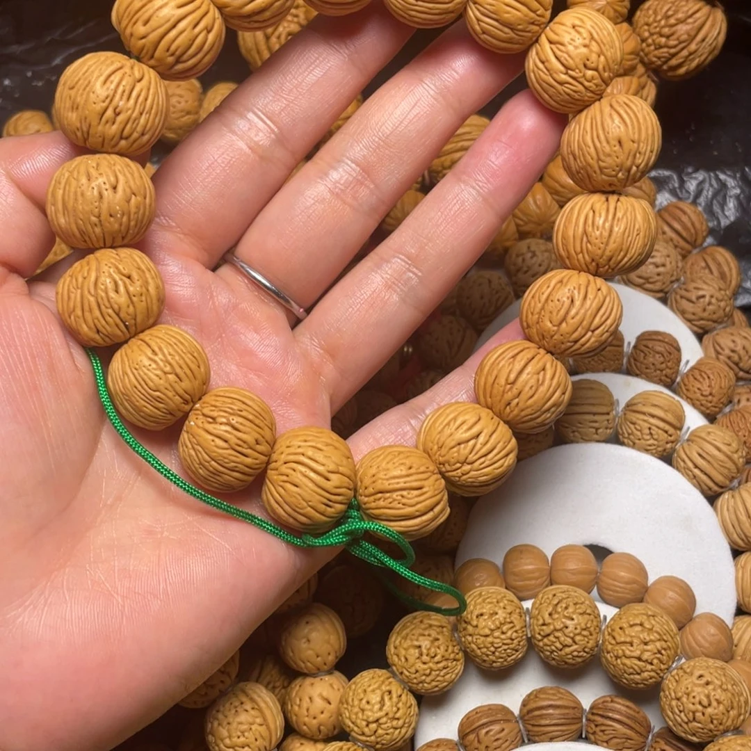 桃木桃核手串19+树皮纹