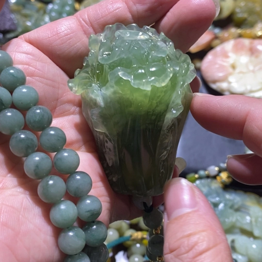 【闪购商品】岫玉毛衣链未镶嵌