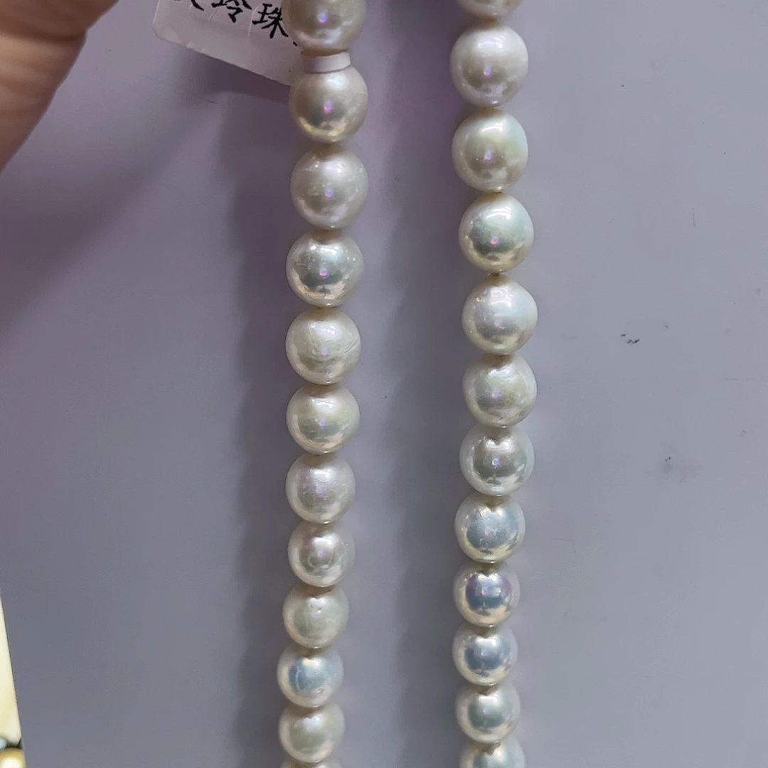 颈饰银S925镶嵌淡水珍珠
