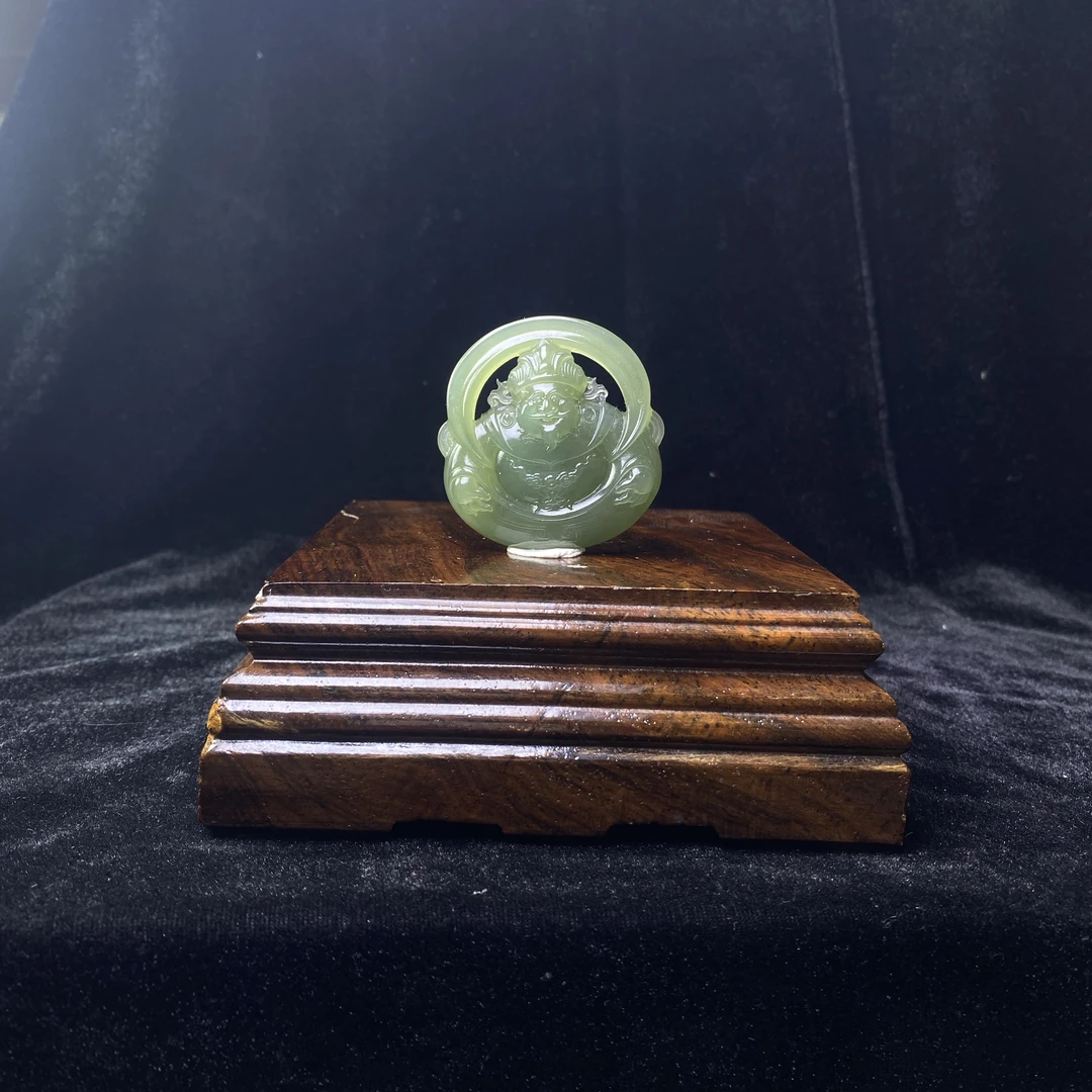 A04-喜福玉财神 和田玉