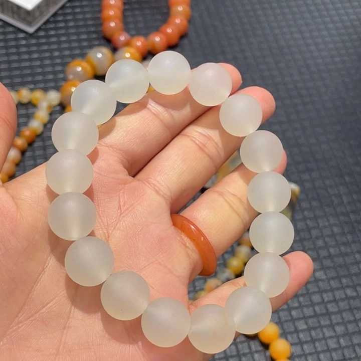 石英质玉（黄龙玉）未镶嵌手串