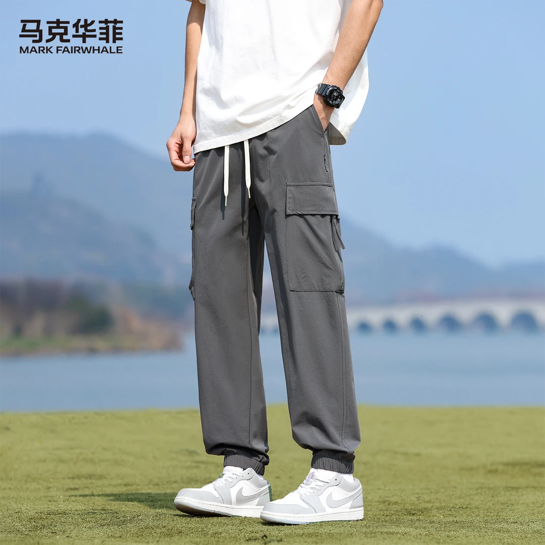 【工装款】马克华菲工装休闲裤宽松百搭直筒裤帅气时尚简约男生长裤