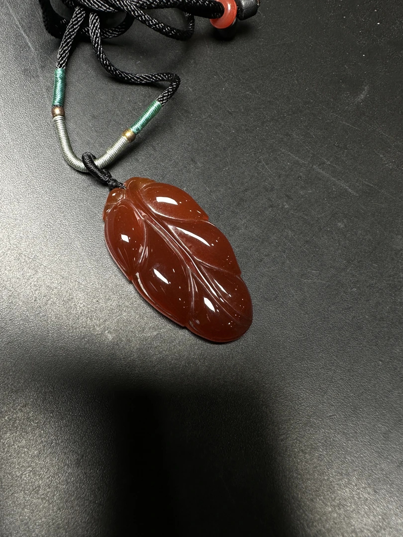 【珠宝少爷】新人福利-玛瑙叶子-YS66-多样性发货发一件