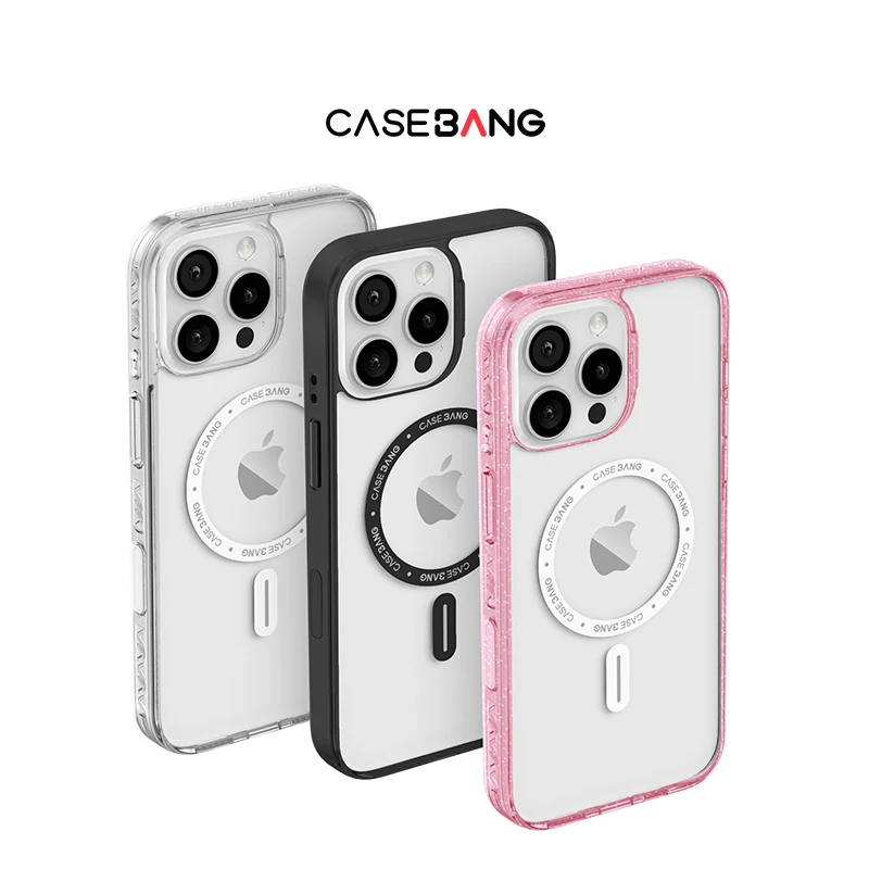 CASEBANG出奇透壳适用新款iPhone17苹果16三星透明磁吸手机壳防摔