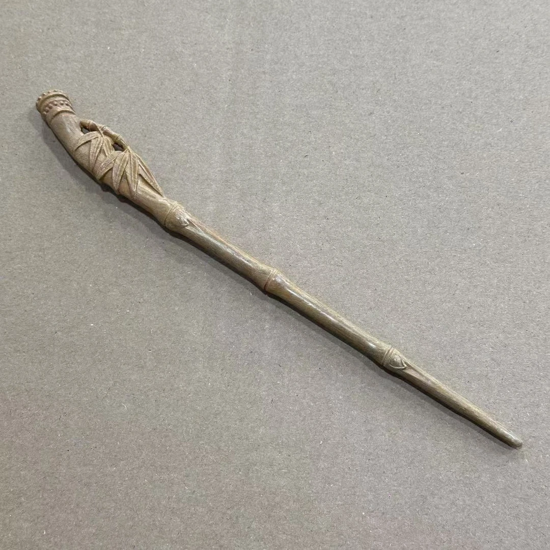 绿檀雕刻发簪 470（无礼盒）