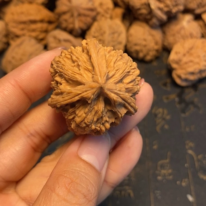 文玩核桃吊坠淡*文玩核桃异形单只