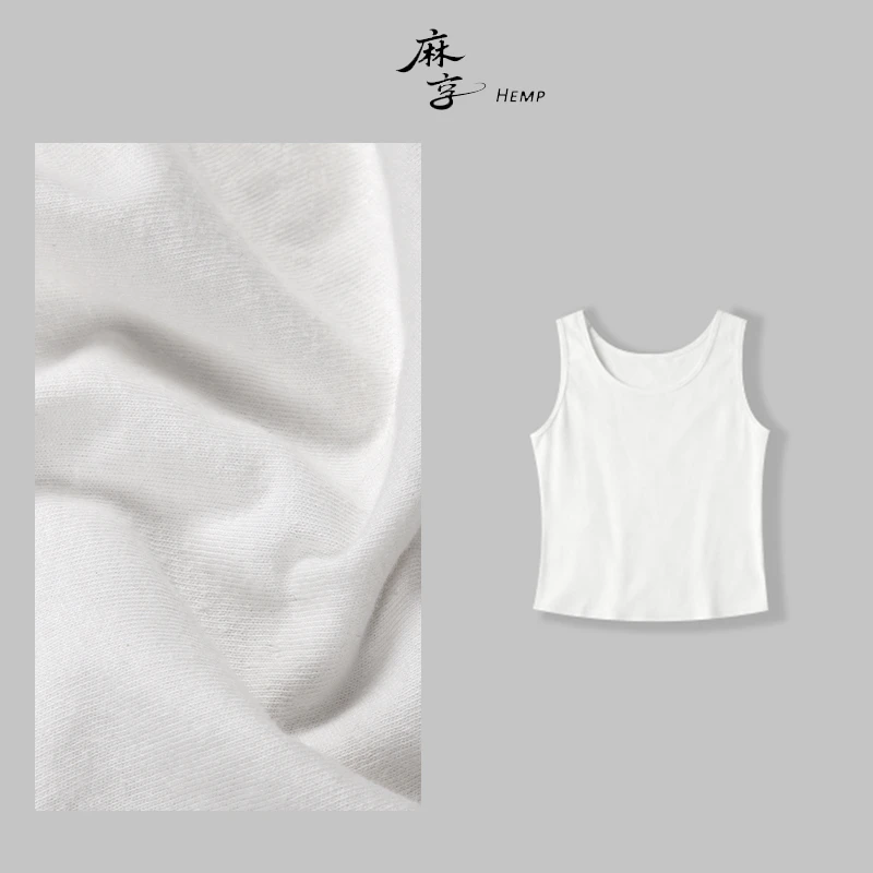 汉麻棉圆领高弹打底背心女士针织吊带外穿2023293