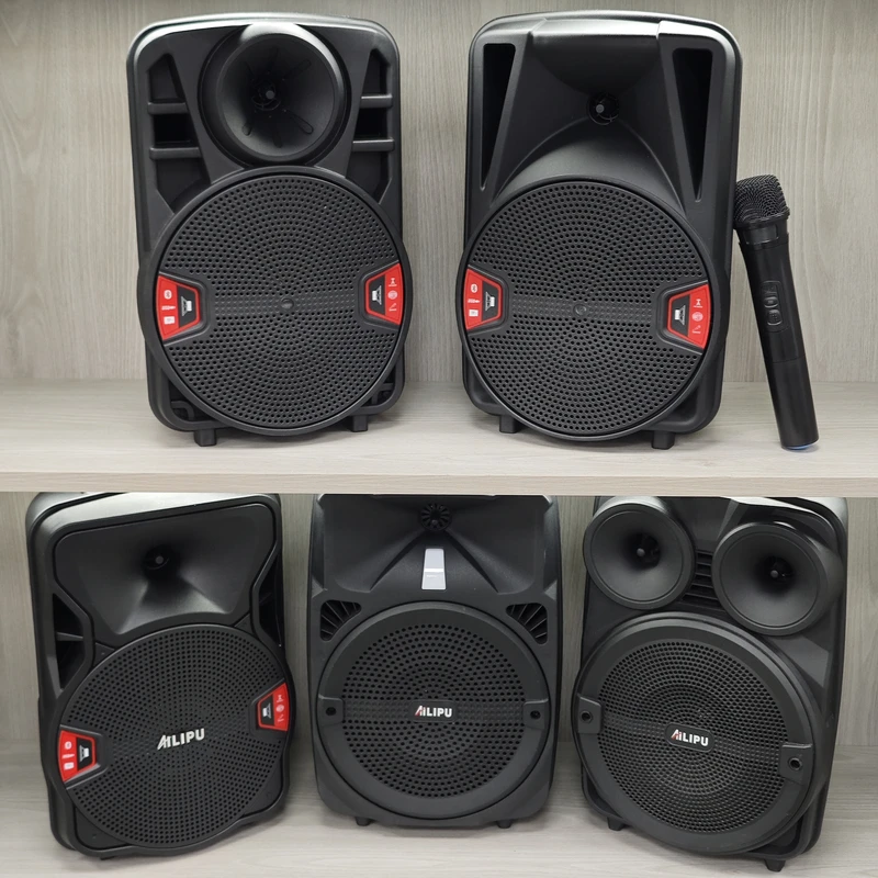 【无线单麦】M-8广场舞K歌蓝牙音响8寸户外便携广场舞大音响