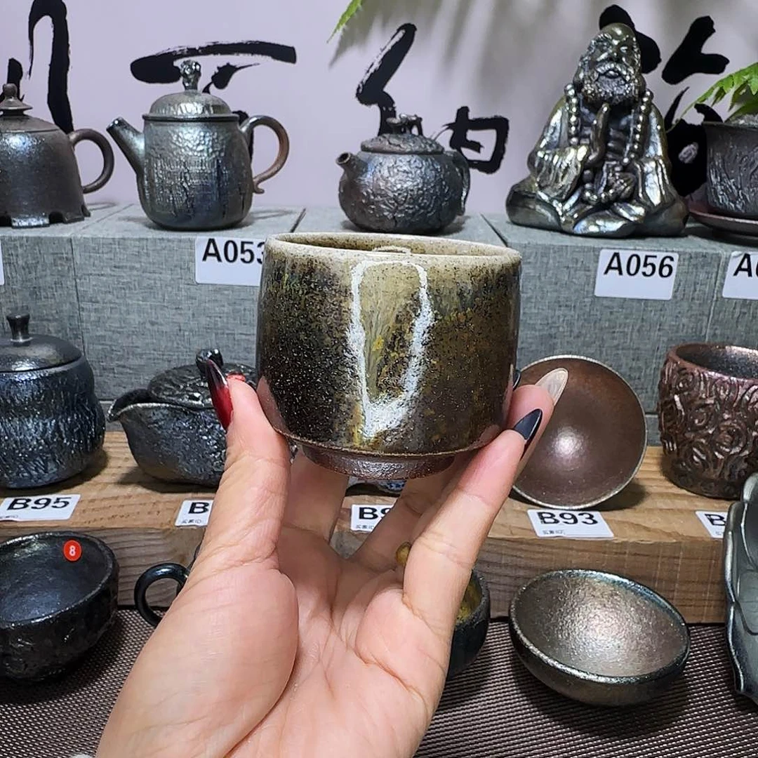 杯建水紫陶柴烧杯