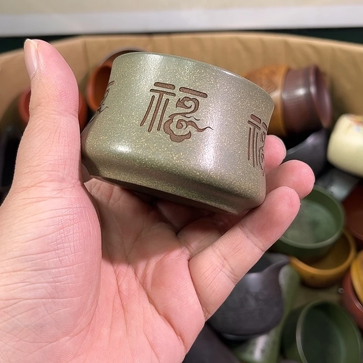 茶杯紫砂全手工紫砂主人杯