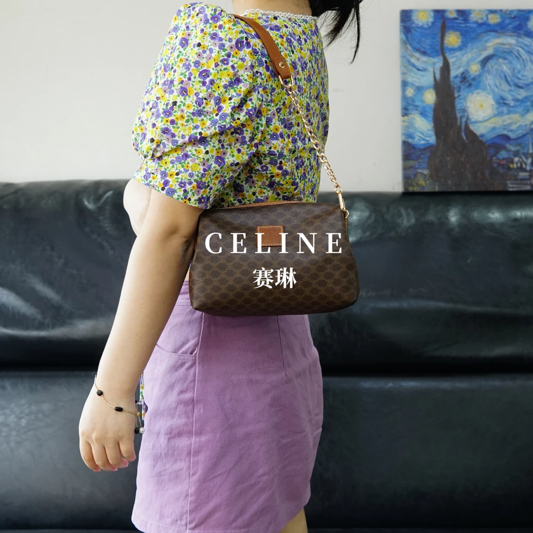 95新 Celine/思琳 云朵洗漱包/ZH05507115/7115母亲节礼物