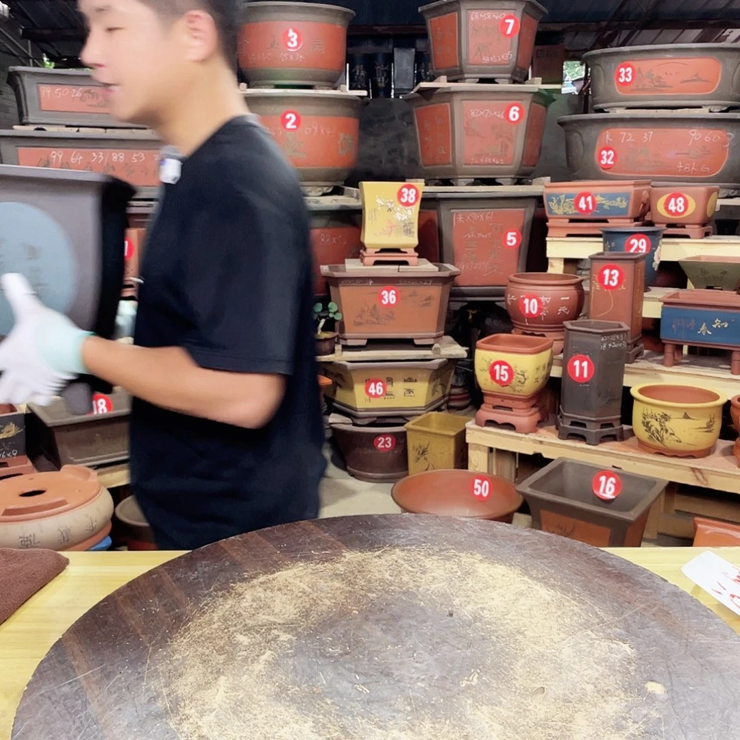 精品紫砂花盆工厂直销