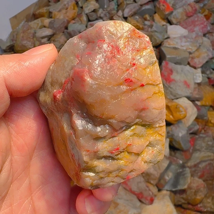 鸡血石书****。昌化鸡血石