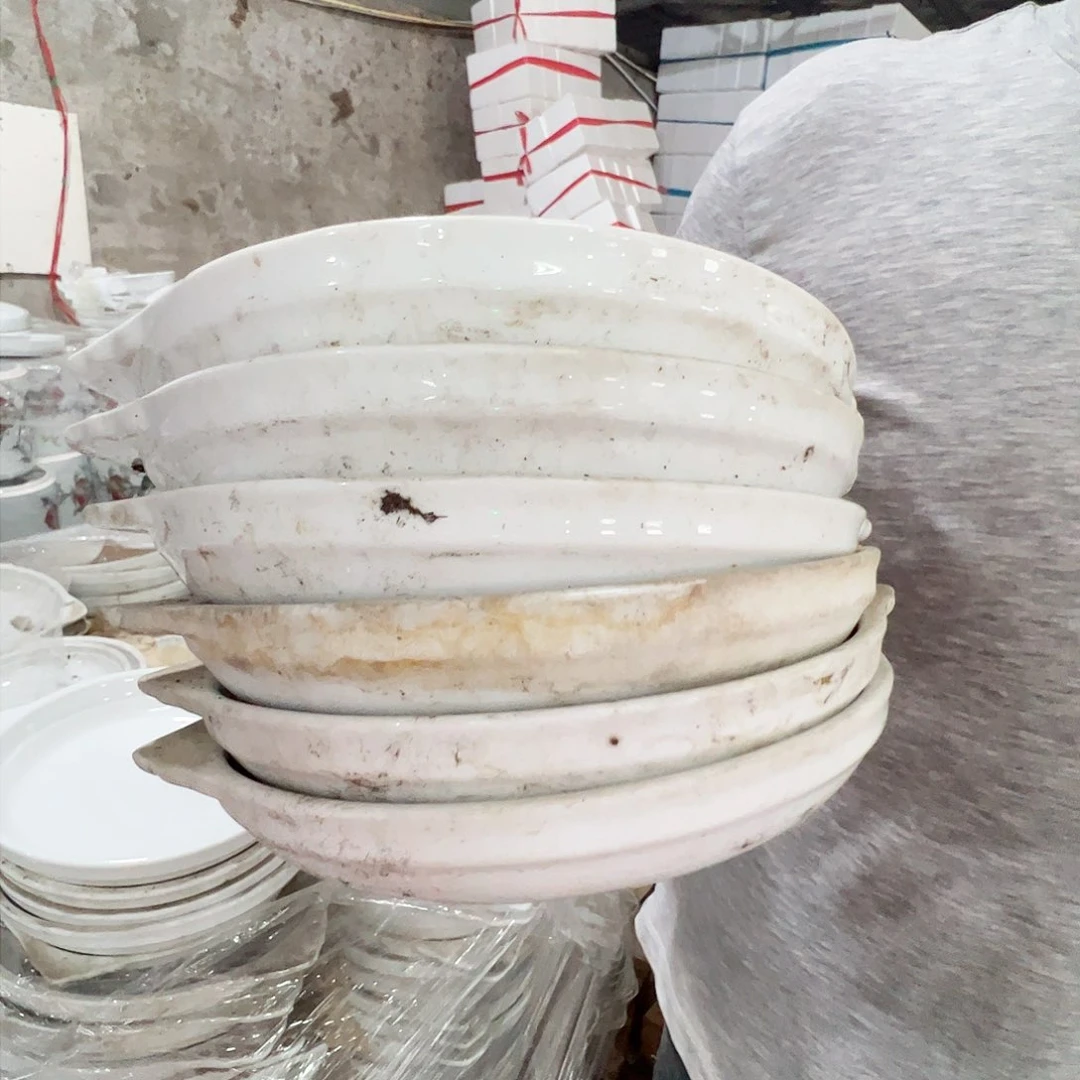 瓷片景德镇陶瓷7寸鲍鱼深盘6只