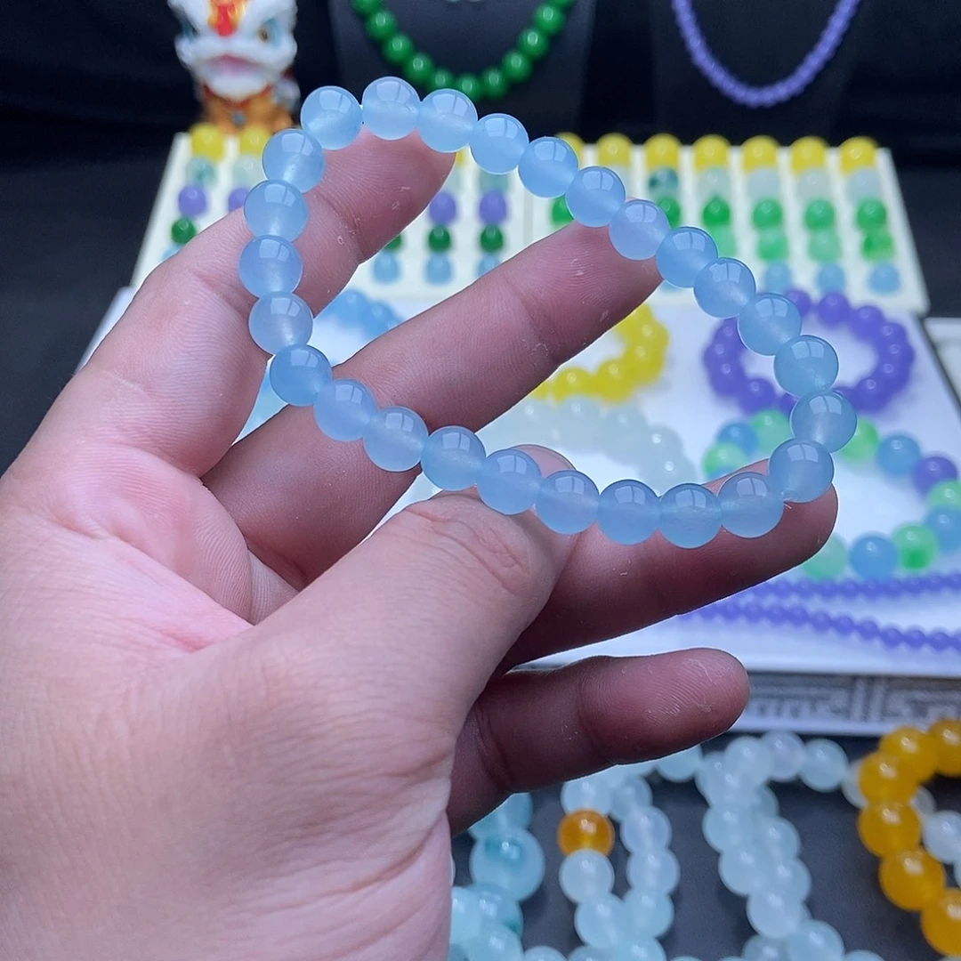 翡翠散珠散珠手串