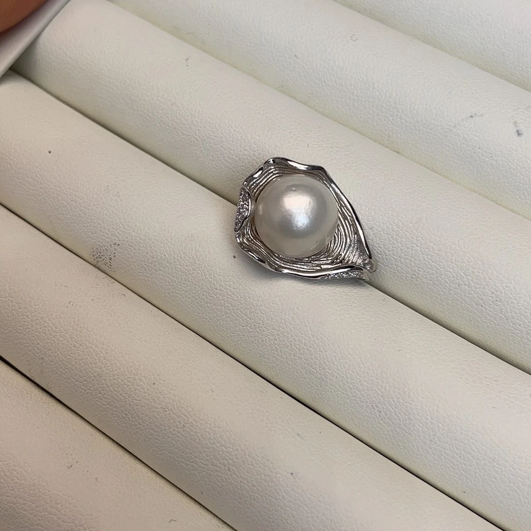 海水珍珠吊坠(不含链)银S925镶嵌