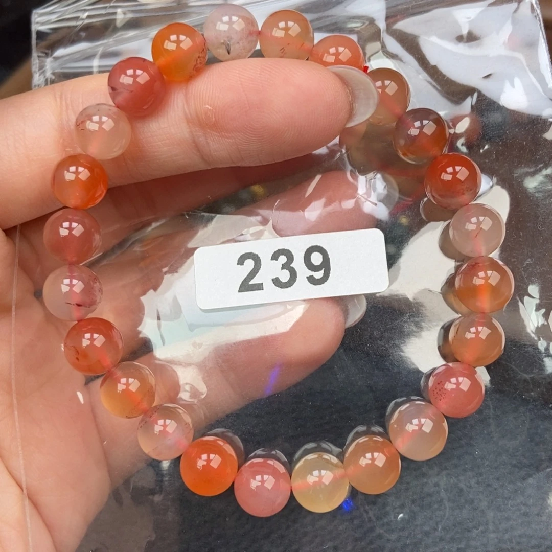 南红玛瑙未镶嵌手链