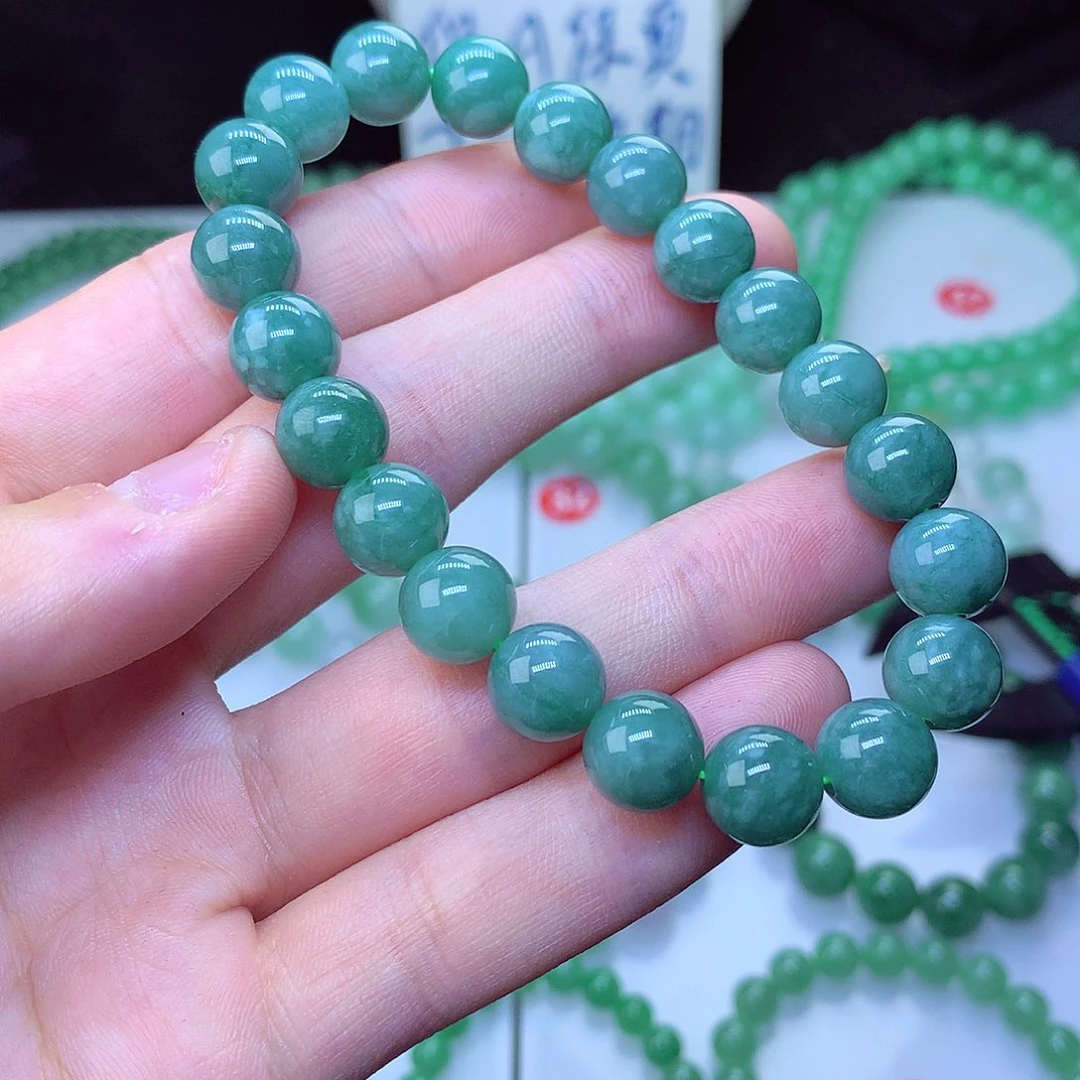 翡翠毛衣链未镶嵌