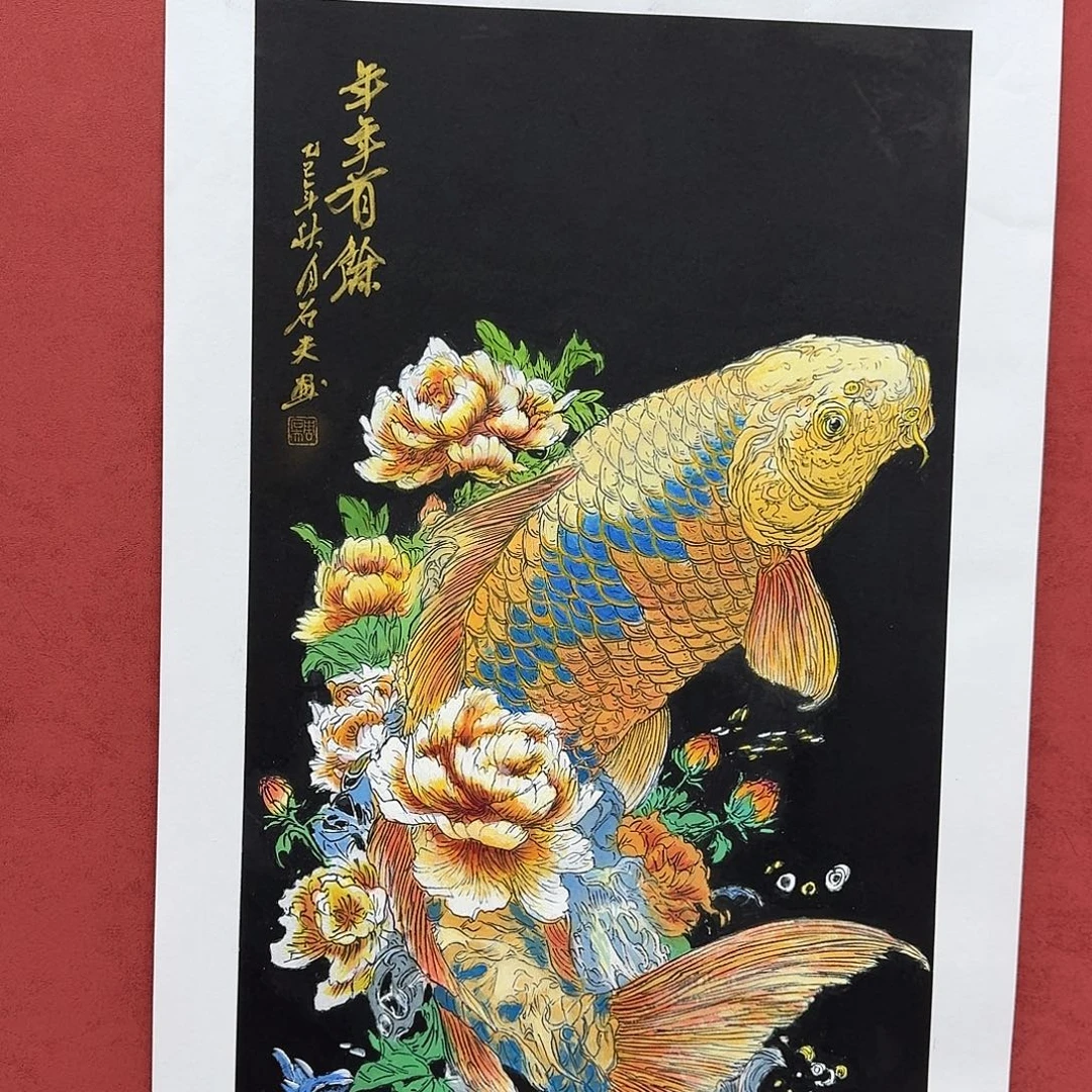 国画国画作品欣赏 100*50