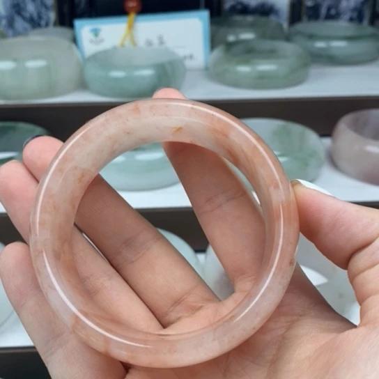 石英质玉（金丝玉）未镶嵌手镯