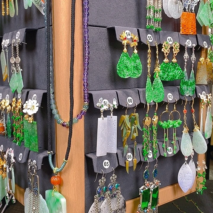 翡翠未镶嵌耳饰翡翠